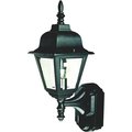 Heath-Zenith Dualbrite Series Motion Activated Decorative Light, 120 V, 100 W, Incandescent Lamp, Black HZ-4191-BK